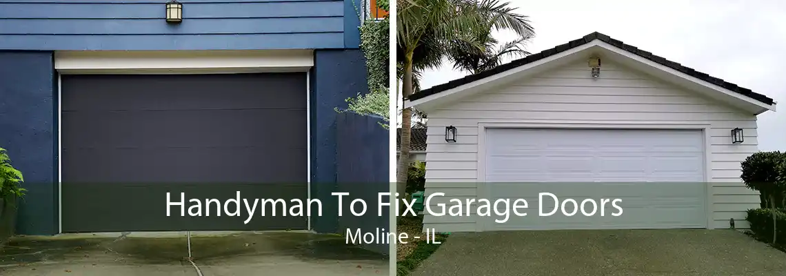 Handyman To Fix Garage Doors Moline - IL